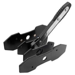 FIVE BANANAS Brake Caliper Press Tool, Car Ratcheting Brake Caliper Piston Spreader Press Tool with 2 pcs Steel Plates, Black