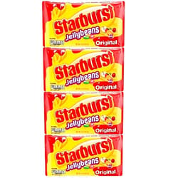 Smiling Sweets Original Starburst Jelly Beans Flavors, Fun to Share with Friends and Family, Ideal for all Holidays and Any Time of the Year (Pack of 4-14) oz Bags