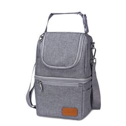 Momcozy Insulated Baby Bottle Bag, Multi-Function Breastmilk Cooler Bag, Fit as Wine Carrier or for Milk Bottles Like Dr. Brown, Comotomo, Philips, Nuk, Lansinoh, etc.