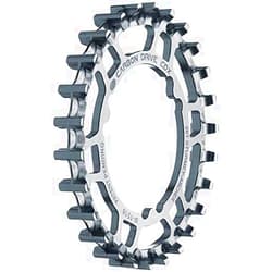Gates Carbon Drive CDX Rear Sprocket for Sturmey Archer 46.87mm 3-Lobe - 26t,Silver