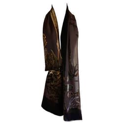 JJcollection Silk Base Burn-out Velvet Shawl, 72