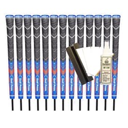 Generic Golf Pride MCC PLUS4 Teams MIDSIZE Grip Royal Blue /Orange** PLUS4 ** - 13pcs + Golf Grip Kit