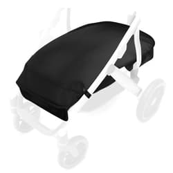 Quintriae Stroller Basket Cover for UPPAbaby Vista V2 & V3 Accessories – Water-Resistant Storage Protector, Conceals Items, Easy Clip-On Access