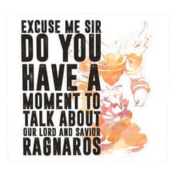 Leyland Designs Ragnaros-Game Wordart Bumper Sticker Window Water Bottle Decal 5