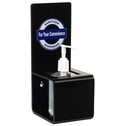 Displays2go Sanitizer Dispenser with Suction Cups and Pre-Drilled Holes for Wall Mounting (DGHSDFMCP)