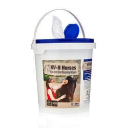 KIVEMA Horses Cleaning Gentle Wipes - Pack of 300 Horse Gentle Wipes Ideal for Sensitive Areas Like Ears, Eyes | Removes Dirt, Grime and odor (300)
