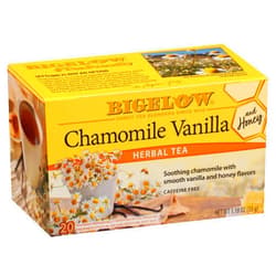 Bigelow Tea Chamomile Vanilla with Honey Herbal Tea, Caffeine Free Tea with Chamomile Vanilla, 20 Count Box (Pack of 6), 120 Total Tea Bags