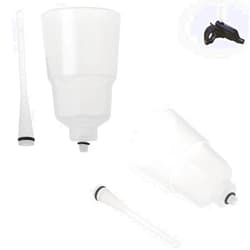 YehVeh 2 Set Bike Brake Bleed Funnel M5 Threaded Spout Mineral Oil Transmission Funnels Tool Kit for Shimano Hydraulic Set Mountain Bicycle