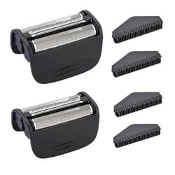 COSYONALL Replacement Head and Cutter Assembly Compatible with Remington PF7400, PF7500, and PF7600 Foil Shavers，2 PACK（BLACK）