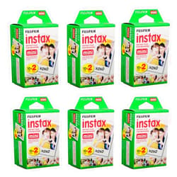 Fujifilm Instax Mini Instant Film (6 Twin Packs, 120 Total Pictures) for Instax Cameras
