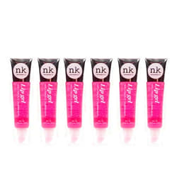 NICKA K NEW YORK Lip Gel Color with Vitamin E (6PACK) (BUBBLE GUM)