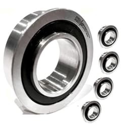 HD Switch (4 Pack) HD Switch Front Wheel Bushing to Bearing Conversion Kit Replaces 576617801 576 61 78-01 Husqvarna Craftsman AYP HD Switch