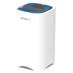 Rosekm Small Air Purifiers for Home, Mini Air Purifier for Desktop, Bedroom, Office, Car, Room, Portable HEPA Air Purifier Air Cleaner for Smoke, Dust with Night Light