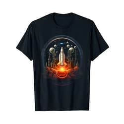 AskGriff / FreeTutorials Rocket / Shuttle / Starship / Spaceship: Sci Fi & Explorers T-Shirt