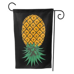 IOppWin Upside Down Pineapple Flags, Swinger Party Decor, Funny Flags, for Garden, Porch, Yard, Balcony, Indoor and Outdoor
