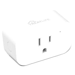 TREATLIFE Smart Plug, TREATLIFE 2.4GHz 15 Amp Wifi Smart Outlet with Child Lock and Vacation Mode, Reliable WiFi Connection, Compatible with Alexa and Google Assistant, No Hub Required, Remote Control,1 Pack