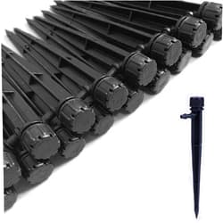 Romanend 60 Piece of Drip Irrigation Emitters and Parts or Professional Irrigation Drippers and Drip Emitters or Sprinkler System Parts and Heads for 1/4 inch drip tubing