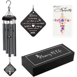 Vomiceak Memorial Wind Chimes, Sympathy Wind Chimes for Outside Deep Tone, 32 Inch Memorial Wind Chimes for Loss of Loved One Prime, Windchimes in Memory of a Loved One, in Memory of Lost Parents