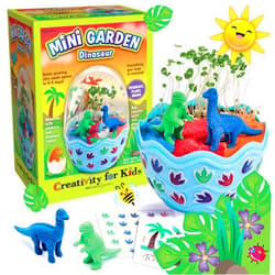 Creativity for Kids Mini Garden Dinosaur: Terrarium Kit for Kids - Dinosaur Crafts for Boys, Dinosaur Toy and Science Kit for Kids, Spring Crafts (Ages 6+)