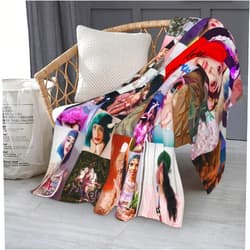 PlongHai Ultra soft Throw Blanket for Sofa Bed Warm Throw Blankets All Season Use, Cozy, Lightweight Air Conditioner Blanket Home Decor Gifts. (L 1, 50