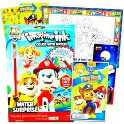 Bendon Paw Patrol Imagine Ink Coloring Book - Paw Patrol Activity Set Bundle Includes Reusable Paw Patrol Painting Book with Brush Plus More