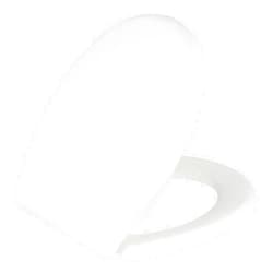 Bath Royale Soft Close Toilet Seat Round with Lid BR500-00 White, Comfortable, Durable, Sturdy, Stain-Resistant and Easy to Clean, Fits All Toilet Brands, Executive Series by Bath Royale