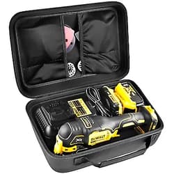 PAIYULE Case Compatible with DEWALT 20V MAX XR Oscillating Multi-Tool DCS354B/ DCS356B, Large Carrying Storage Box Fits for DEWALT 20V MAX XR Battery & Charger,Blades,Sanding Pads and Accessories (Box Only)