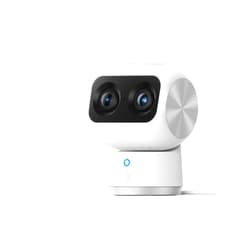 eufy Security Indoor Cam S350, Dual Cameras, 4K UHD Security Camera with 8× Zoom, 360° Camera, Baby Monitor, Pet Camera, Human/Pet Detection, AI Tracking, 2.4G/5G Wi-Fi, Plug in