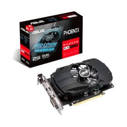 ASUS Phoenix AMD Radeon RX 550 Graphics Card (PCIe 3.0, 2GB GDDR5 Memory, HDMI, DisplayPort, DVI-D, FreeSync, IP5X Dust Resistant, Dual Ball Fan Bearings, Auto-Extreme, Compact Design)