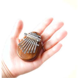 LPAILON 8 Key Mini Kalimba exquisite Finger Thumb Piano Marimba Musical good accessory Pendant Gift