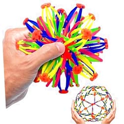 DIMROM Expandable Breathing Ball - Stress Relief Toy Expandable Ball Sphere Wind-Up Toys for Anxiety Relief Expandable Sphere Ball Toy - Expanding Ball Toy Sphere Wind-Up Toys Adults Anxiety Sensory Balls