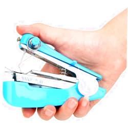 Htppzjr 1Pc Handheld Sewing Machine, Portable Mini Manual Sewing Machine Handy Needlework Tool Mini Sewer Machine Hand Stitcher Sewing Machine
