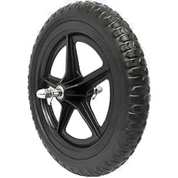 EIRONA 12 Inch Balance Bike Replacement Wheel, EVA Foam Balance Bike Wheel Compatible with Strider, Black