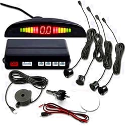 YueYueZou Parking Sensors for Car, Reverse Backup Radar System Vehicle/Auto, Buzzing Alert, LED Display