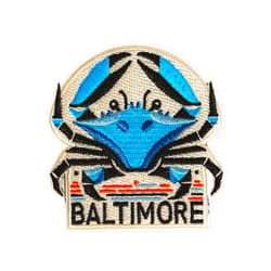 Vagabond Heart Baltimore Maryland Iron On Patch - Baltimore Souvenir - Baltimore MD Patch