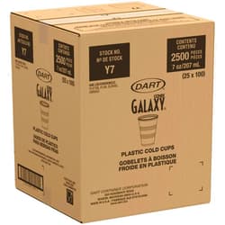 Stack Man Dart Y7 Conex Galaxy 7 oz. Translucent Plastic Cold Cup - 2500/Case