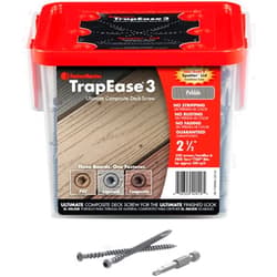 FastenMaster TrapEase 3 Deck Screws for Composite, PVC & Capstock Decking - 350 Count - 2-1/2