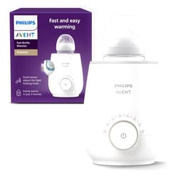 AVENT Philips Avent Premium Fast Bottle Warmer, with Smart Temperature Control, Water Bath Technology, Automatic Shut-Off, Model SCF358