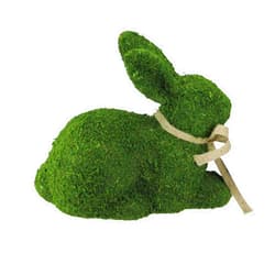 Northlight Green Moss Sitting Easter Bunny Rabbit Spring Figure - 11