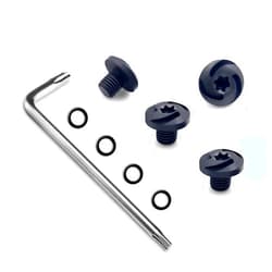 BESTWEST Fancy Screws for Sig Sure P238 P938 Grip, Include O-Rings & T10 Torx Key, Black Screws