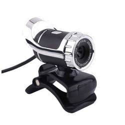 Yoidesu USB Cam Desktop Laptop Camera,Manual Focus HD Webcam with Built-in Microphone,Clip-on Mini Plug and Play Video Calling Webcam,360° Rotating(Silver)