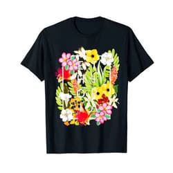 Family Heritage Gifts Flowers of Ethiopia Word Art - Ethiopian Pride T-Shirt