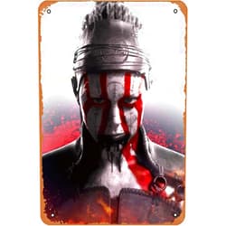 Zuhhgii Hellblade 2 Gaming Poster Alternative Funny Novelty Metal Retro Wall Decor For Home Gate Garden Bars Restaurants Cafes Office Store Pubs Club Gift for Home Coffee Wall Decor 8x12 Inch