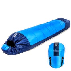 Fit Nation Viking Trek 350x Lightweight Adult Sleeping Bag – Warm & Breathable, Compact Camping Gear for Hiking and Backpacking - Camping Essentials - Includes 100% Waterproof Stuff Sack