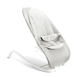 Munchkin® Electric Baby Bouncer & Rocker with Digital Touch Display, Soothing Sounds & 3 Recline Positions - Automatic Bouncing & Rocking, Grey