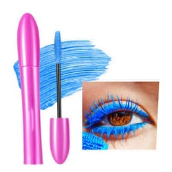 Easilydays Blue Eyelash Mascara Volumizing Lengthening Mascara Waterproof Longwear and Smudge-proof Liquid Lash Extensions Mascara for Women Party Eye Makeup, Curling Defining Clump, #07 Cobalt Blue