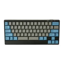 Leopold FC650MDSBT Bluetooth Blue/Grey PD 65% Double Shot PBT Mechanical Keyboard (Cherry MX Silent Red)
