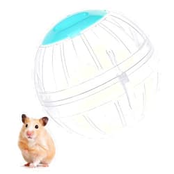 FANKUTOYS Hamster Exercise Ball, 5.7 Inch Transparent Hamster Ball Running Hamster Wheel for Dwarf Hamsters Small Pets to Reduce Boredom and Increase Activity