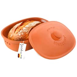 Romertopf Römertopf Oval Ceramic Bread Freshness Pot | Natural Ceramic - Ideal For Storing Bread And Pastries - 11.8