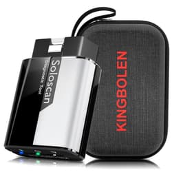 KINGBOLEN Soloscan for Land Rover Jaguar OBD2 Scanner Bluetooth, Bi-Directional Scan Tool for iOS & Android, Full System Car Diagnostic Scanner, All Reset Service, Lifetime Update